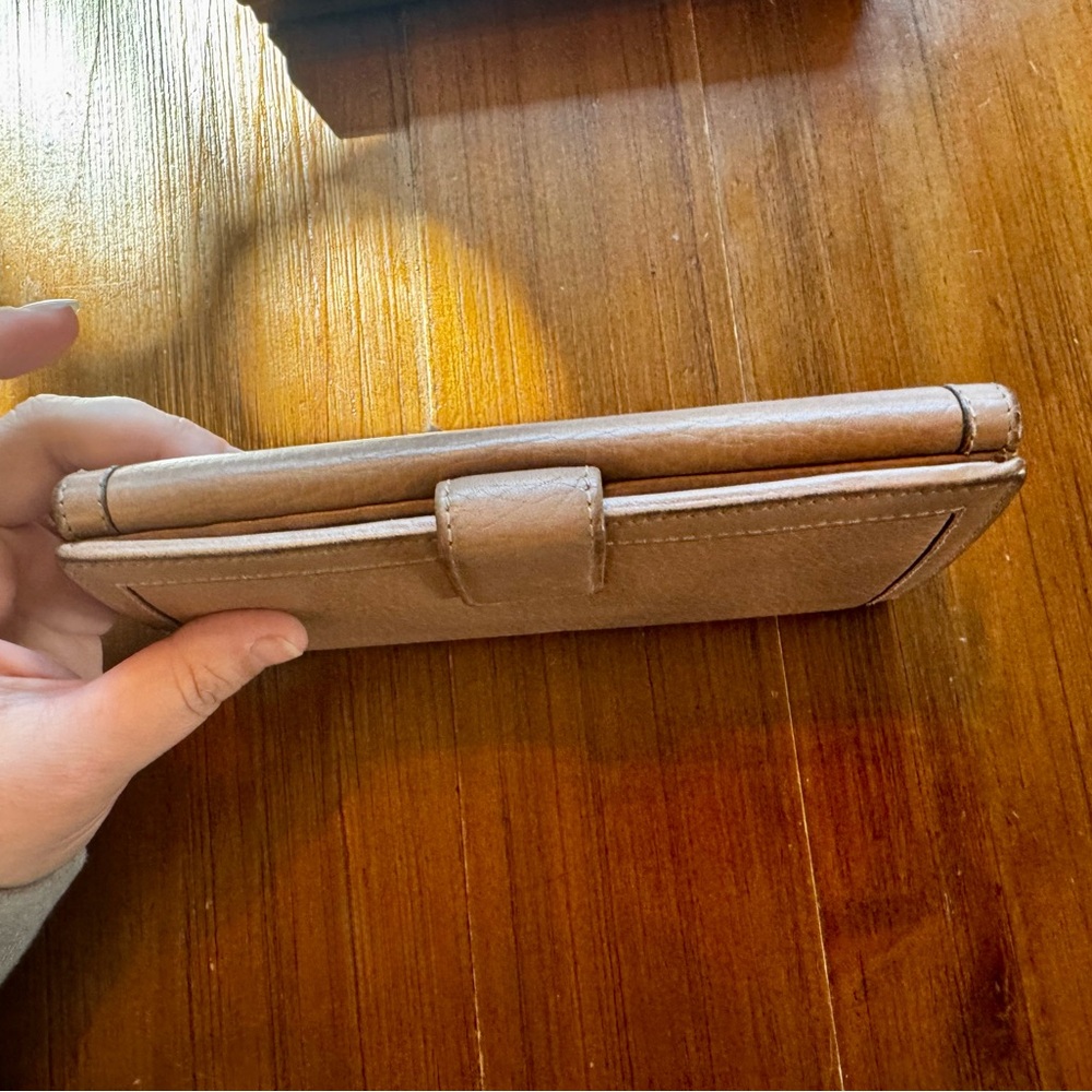 Pre-Loved Gucci Bamboo Tassel Continental Brown Leather Wallet - Comes with Box - Picture 5 of 14